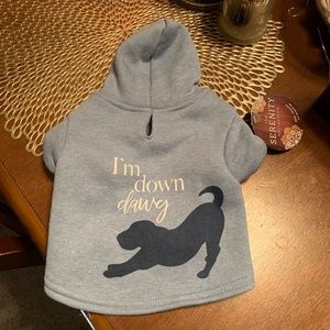 Dog hooded sweatshirt